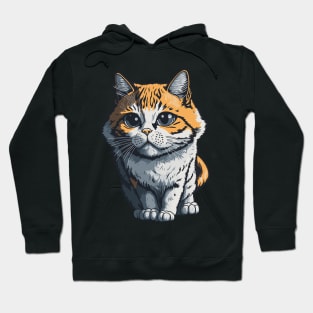 Cool Feline in Shades: Whiskered Purrfection for Cat Miaw Lovers Hoodie